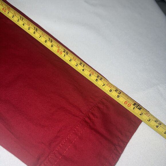 TheLees Men's Size XL Dress Shirt Red Button Down Long Sleeve Collared - Picture 8 of 15